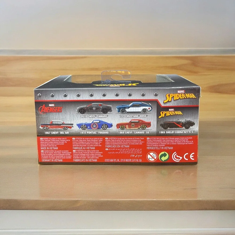 2020 Spiderman 1965 Shelby Cobra 427 S/C 1-32Jada Diecast Model New in Box